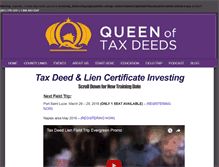 Tablet Screenshot of buyingtaxdeeds.com